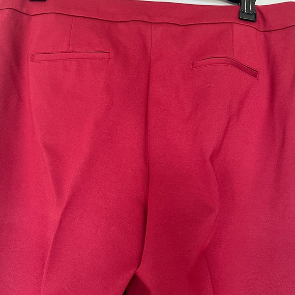 Boden Red Wide Leg Pants - Picture 3 of 4
